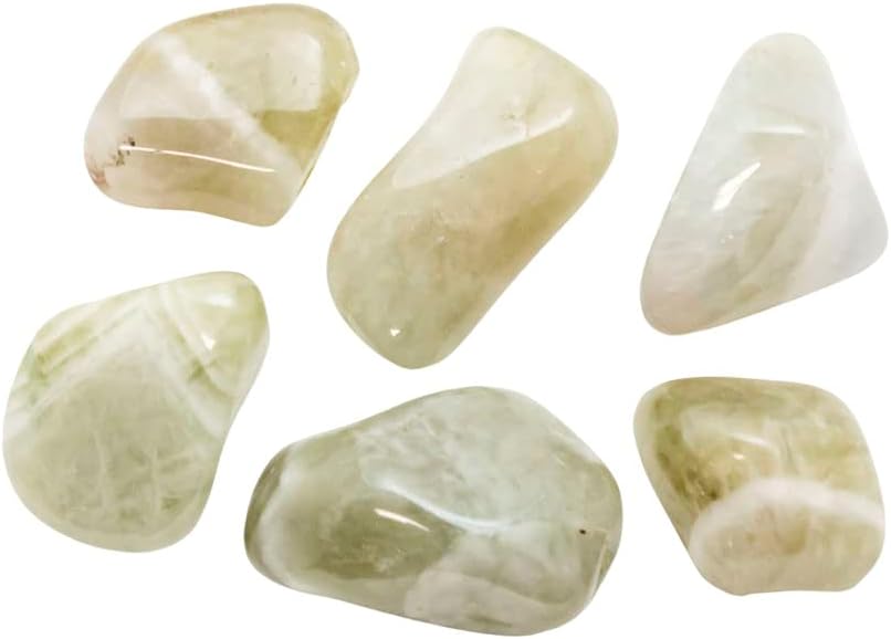 Prasiolite Tumbled Stones Set Medium
