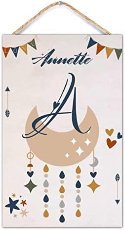 Custom Wood Last Name Sign Wedding Gift Monogram Decor
