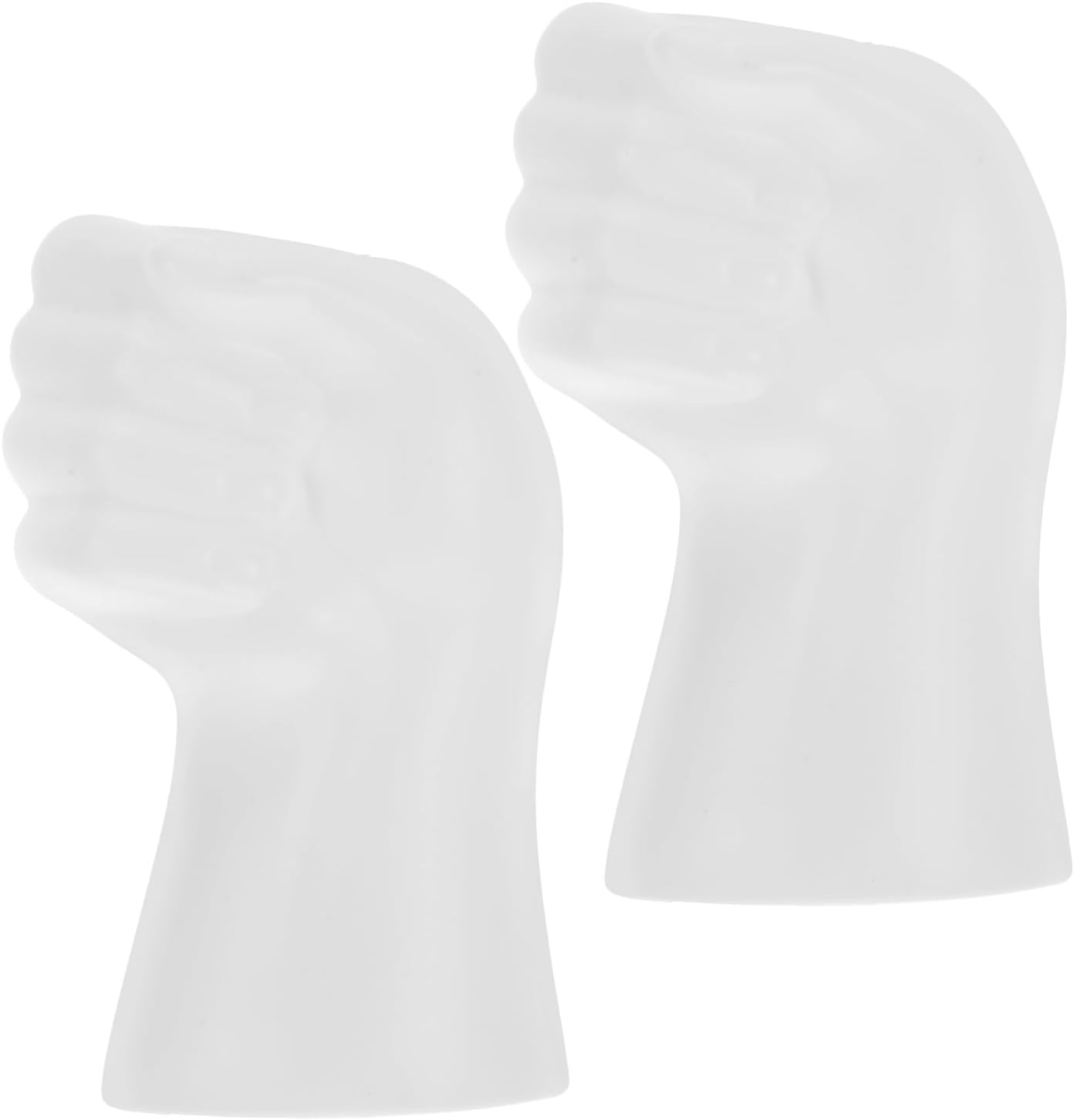 2pcs Modern Hand Shape Plastic Vases for Home Office Decor