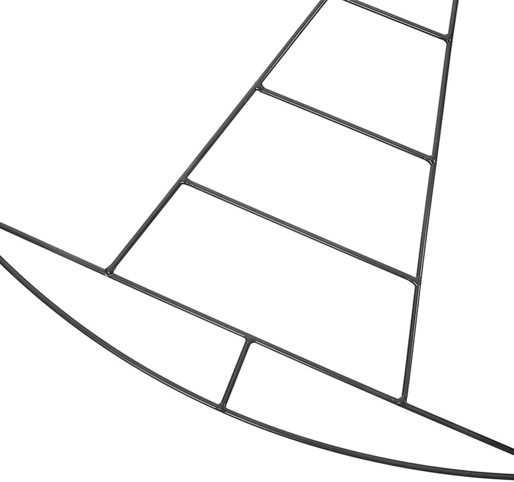 4Pcs Witch Hat Wire Wreath Frames - 10 Inch Metal Forms for DIY Crafts