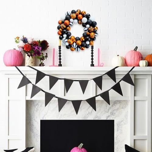 Bibelot 18 Inch Halloween Wreath for Front Door Decor