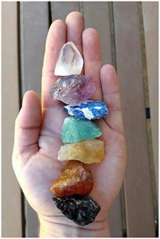 FIDEMM Natural Crystal 7 Stones Chakra Set
