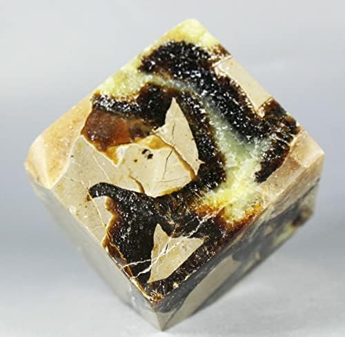 Polished Dragon Septarian Cube Reiki Stone 310G