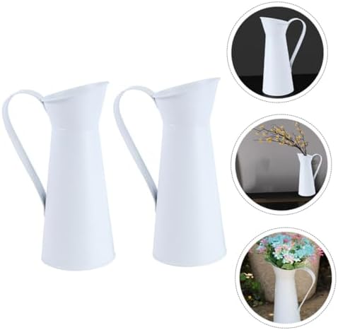 Happyyami Modern Iron Vase for Flower Arrangement