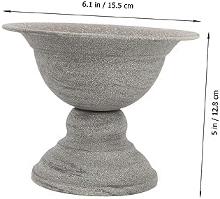 UPKOCH Vintage Metal Flowerpot for Dried Flowers Decorative Vase for Home Decor and Weddings