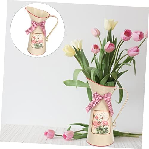 Balacoo Vintage Flower Bucket Rustic Decorative Vase