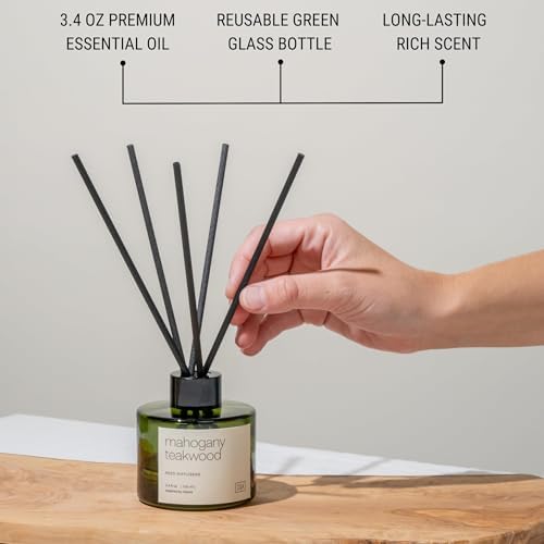 Craft Kin Reed Diffuser Set Oakwood Mahogany Vetiver