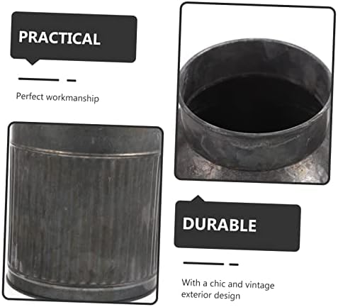 Vintage Flower Bucket Planter Handle for Indoor Outdoor Use