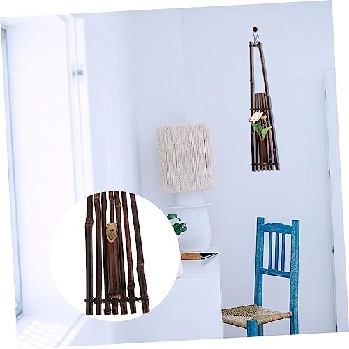 Zerodeko Vintage Bamboo Flower Vase for Wall and Home Decor
