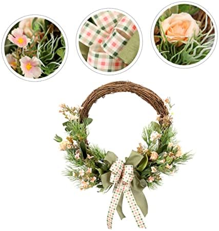 1pc Lifelike Artificial Wreath for Front Door Decor