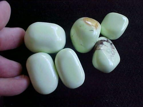 Gemquartz Limestone Tumbled Stones 6 Pieces