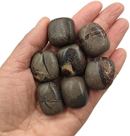 AMHIL Natural Dragon Septarian Tumbled Stones Crystal Polished Gemstone Specimen Home Decoration Gift