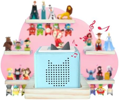 SINTENILL Cloud-Shaped Magnetic Shelf for Tonies Pink