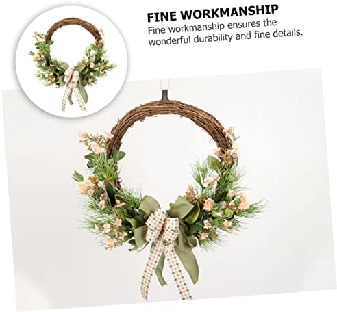 PRETYZOOM Realistic Artificial Wreath for Home Decor and Celebrations