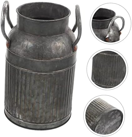 Vintage Flower Bucket Planter Handle for Indoor Outdoor Use