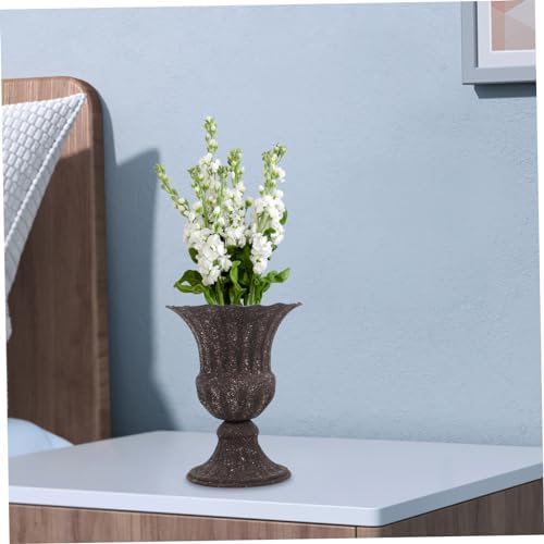 Creative Wrought Iron Flower Pot Vintage Dried Flower Vase for Unique Home Decor