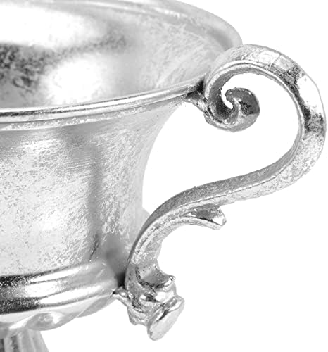 SEWOART Decorative Flower Vase Vintage Silver Vase for Home Decor