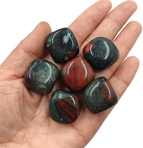 100g Bulk Natural Bloodstone Tumbled Stones for Home Decoration