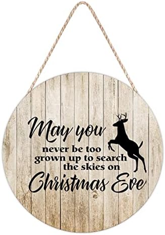 Farmhouse Front Door Hanger Funny Wood Sign 10x10