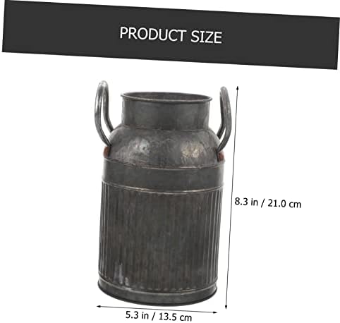 Vintage Flower Bucket Planter Handle for Indoor Outdoor Use