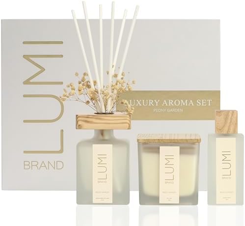 Lumi Brand Peony Garden Aroma Set