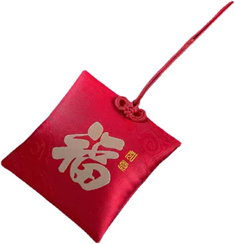 Antique Red Blessing Bag Fragrance Bag Portable Cloth Bag