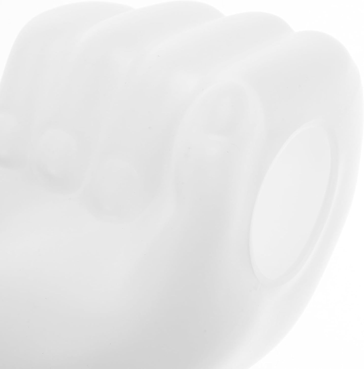 2pcs Modern Hand Shape Plastic Vases for Home Office Decor