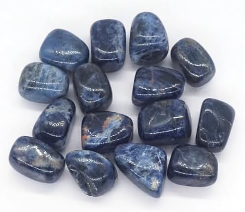 Beautiful Tumbled Blue Sodalite Crystal Healing Specimen 500g
