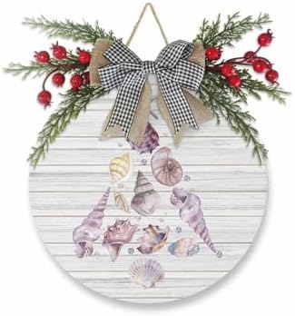 Welcome Sign Christmas Wreath Door Decor