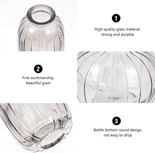 Amosfun 3pcs Creative Flower Vase for Home Decor