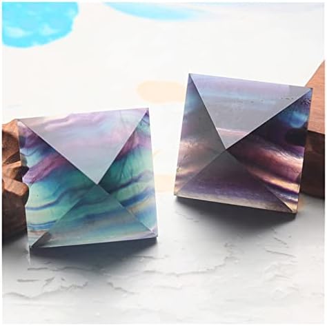 Natural Colorful Fluorite Crystal Pyramid for Home Decoration