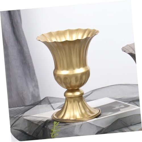 BESPORTBLE Vintage Metal Rustic Flower Vase for Home and Wedding Decor