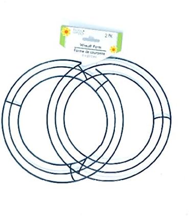 Floral Garden 8 Inch Wreath Form 2 Pack