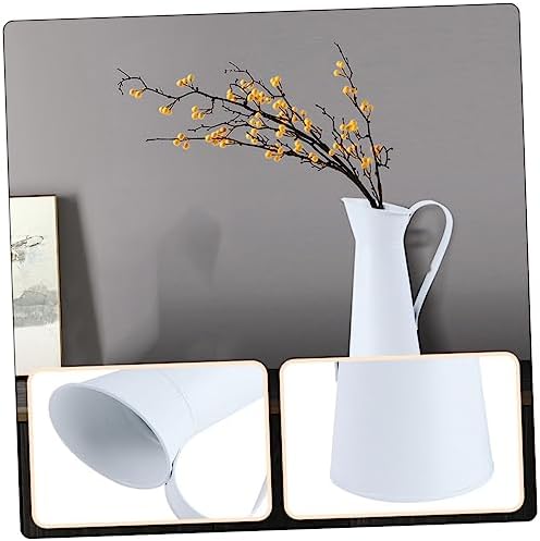 Balacoo 2pcs Simple Iron Flower Vase for Home Decor