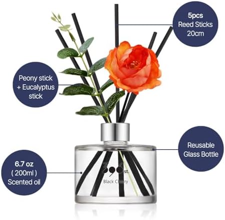 396 St Peony Flower Reed Diffuser Set 200ml