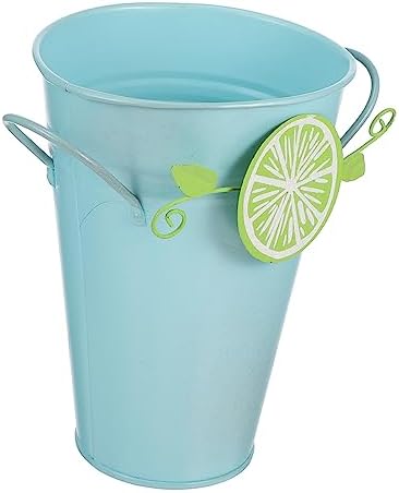 Milisten Iron Flower Vase for Dried Flowers Rustic Decor