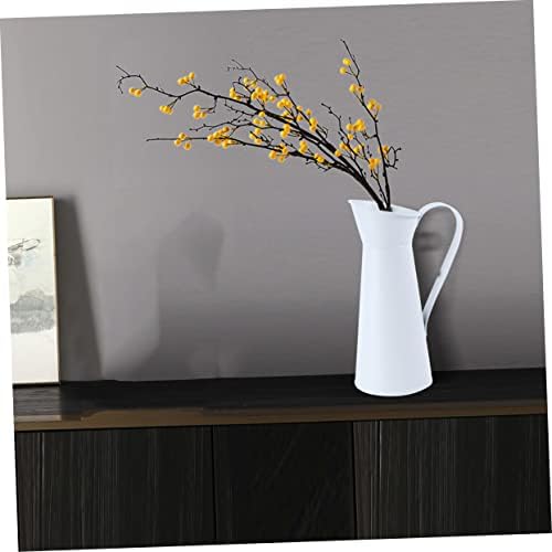 2pcs Galvanized Iron Flower Vase Set for Home and Office Decor