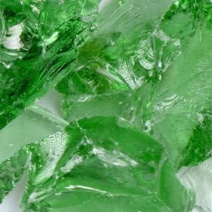 Crystal Green Landscape Glass Medium 10 Lb Bag 1