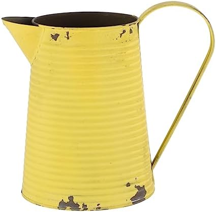 UPKOCH Vintage Iron Flower Vase for Home Decor