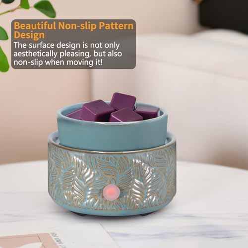 Electric Wax Melt Warmer 4-in-1 Ceramic Scented Candle Decor for Home Office Bedroom