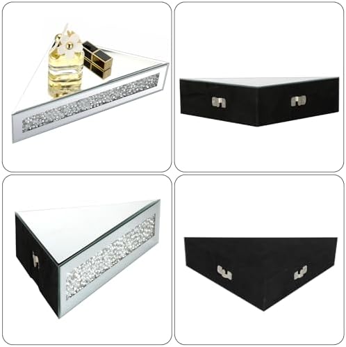 Sumnacon Corner Mounted Floating Shelves 2 Pcs