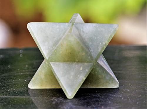 Polished Green Aventurine Merkaba Crystal Stone 70mm