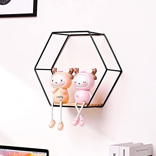 3Pcs Hexagon Floating Shelves for Home Decor