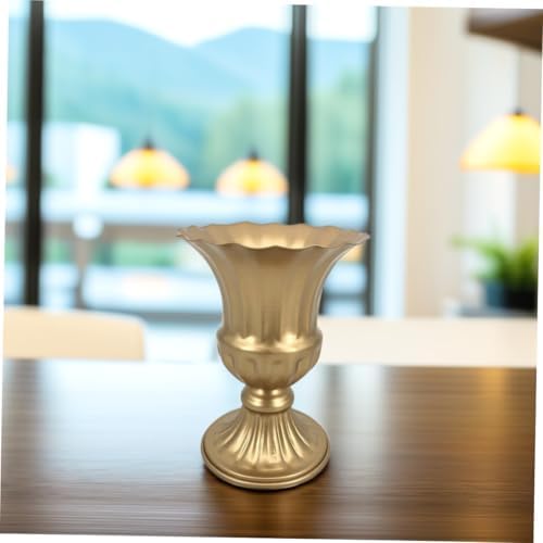 BESPORTBLE Vintage Metal Rustic Flower Vase for Home and Wedding Decor