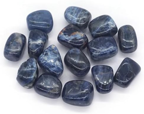 Beautiful Tumbled Blue Sodalite Crystal Healing Specimen 500g
