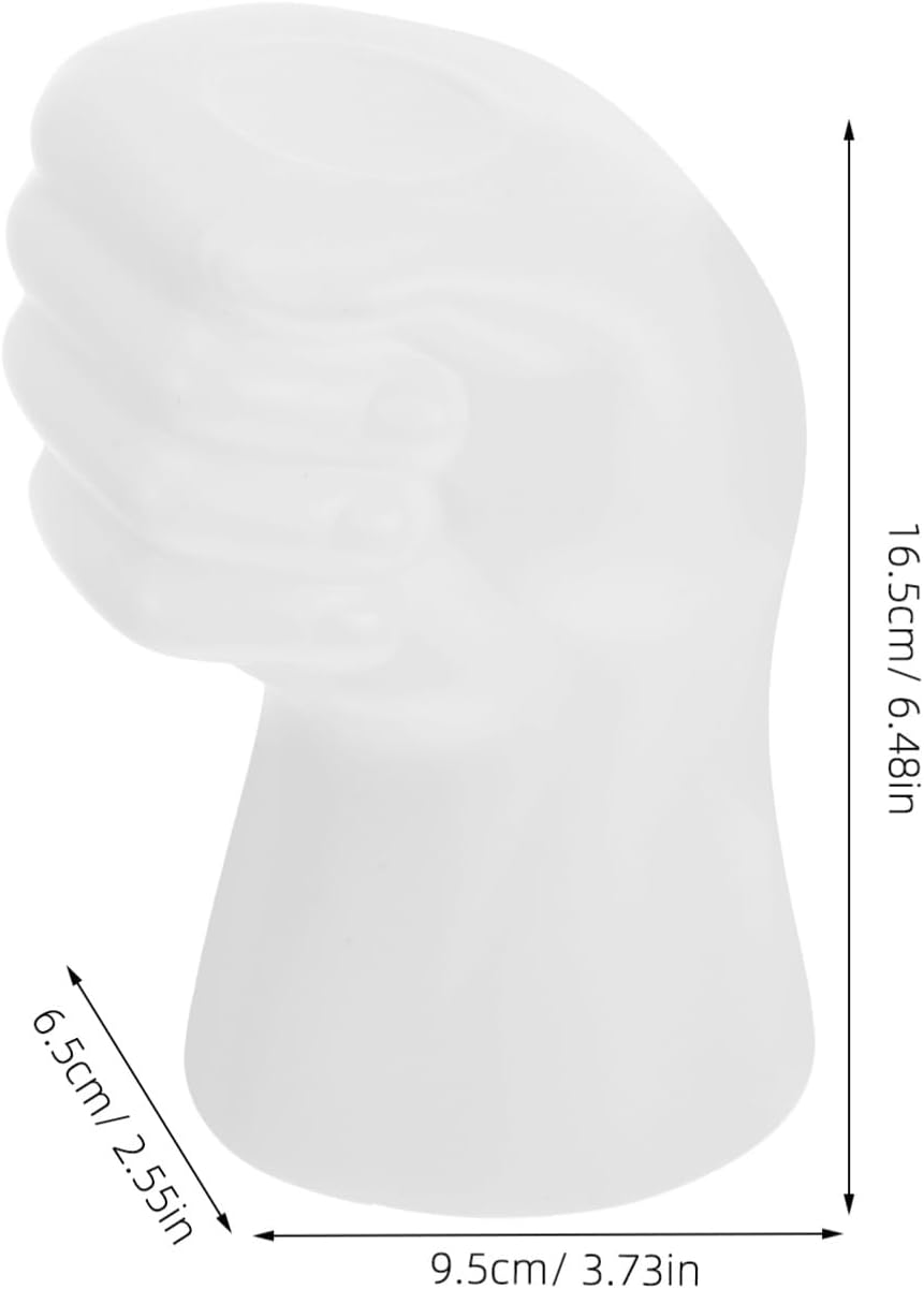 2pcs Modern Hand Shape Plastic Vases for Home Office Decor