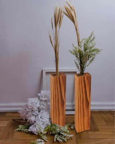 Wood Wall Planter for Indoor Plants 2 Pack