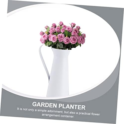 Balacoo 2pcs Simple Iron Flower Vase for Home Decor