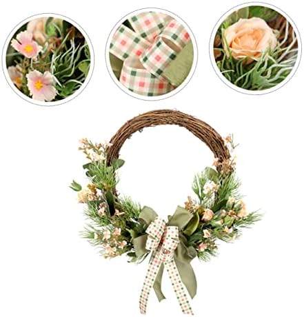 PRETYZOOM Realistic Artificial Wreath for Home Decor and Celebrations