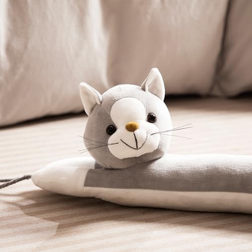 Habibee 38 Inch Door Draft Stopper with Pet Design